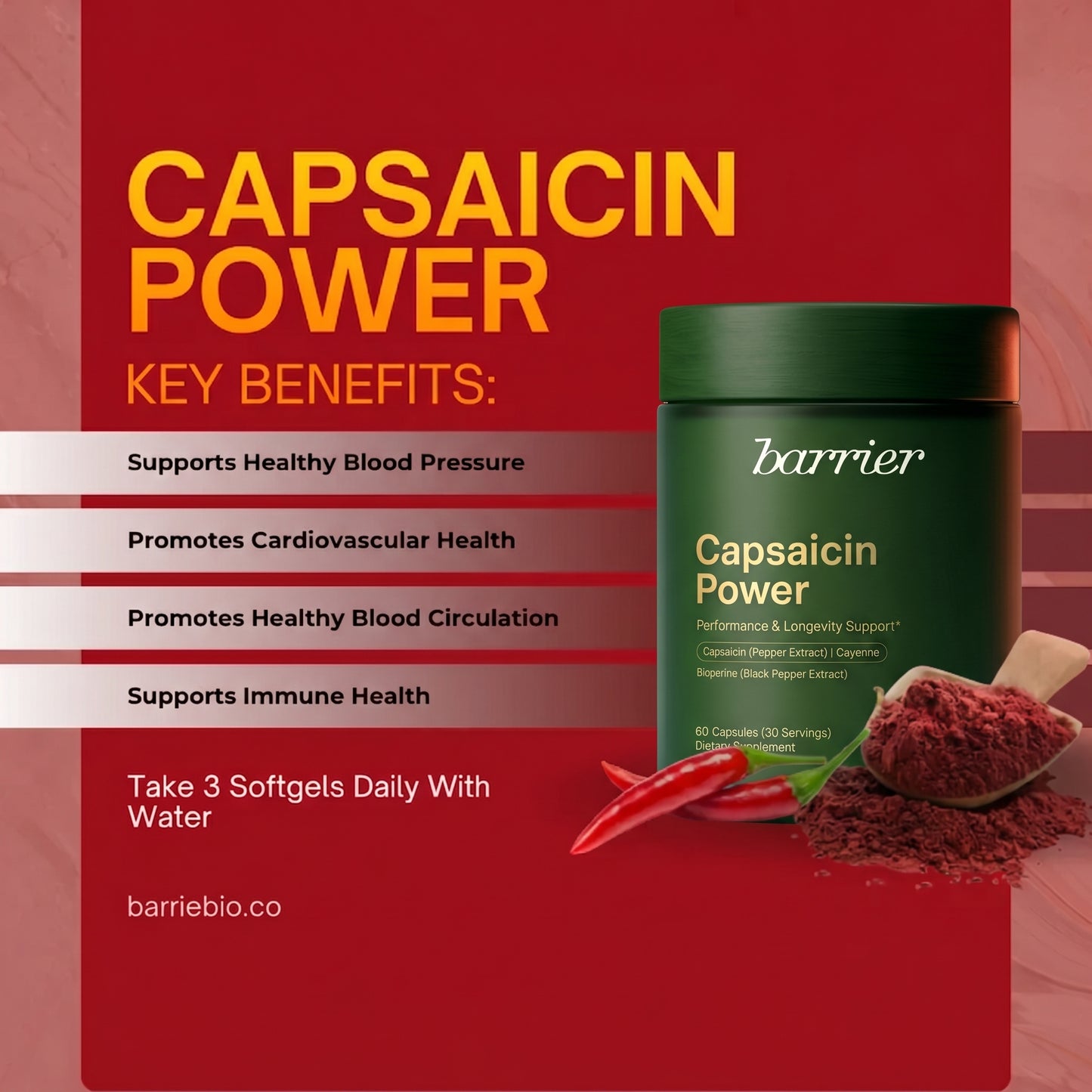 Capsaicin Power - Cayenne Pepper Softgels