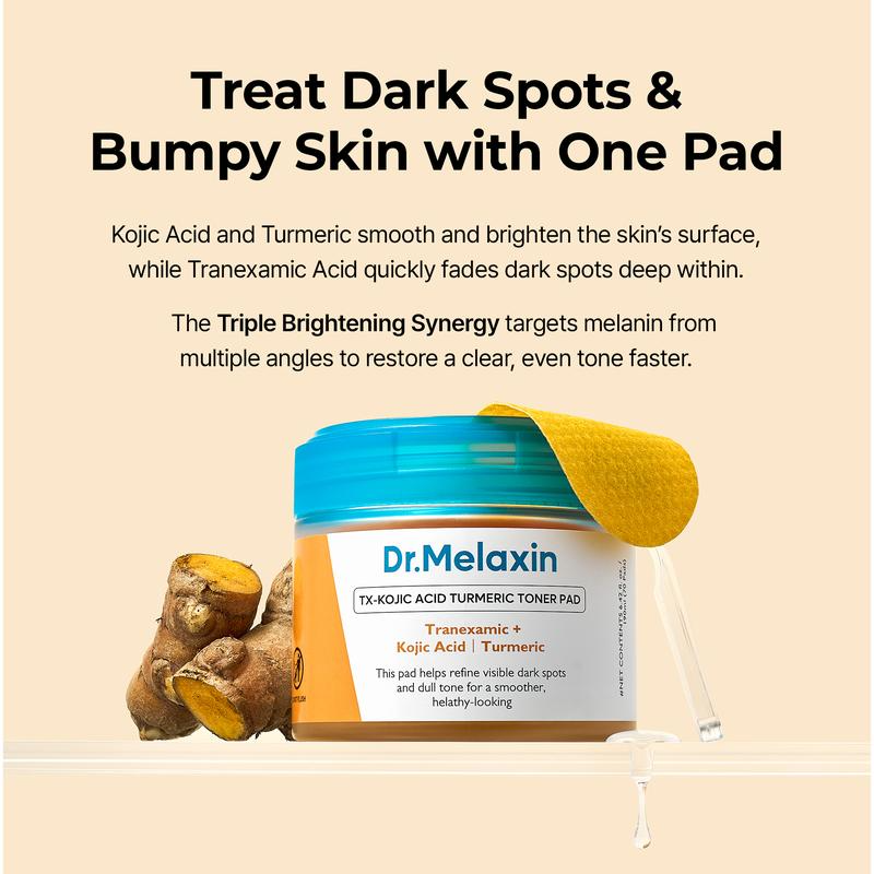 Dr.Melaxin Official Kojic Acid Turmeric TX Toner Pad (70 pads)