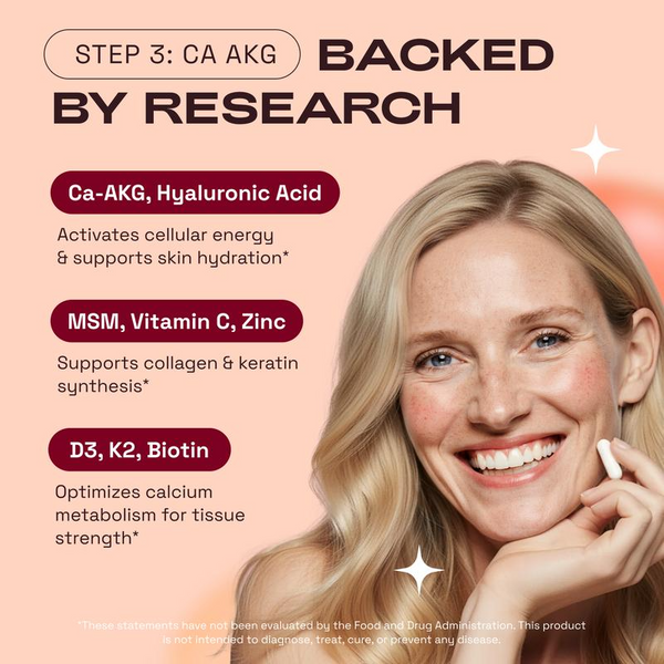 Cellular Power Trio - NAD Advanced 500 mg, NMN 1000 mg, CA AKG 1000 mg (trio)