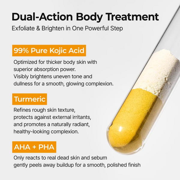 Dr.Melaxin Official  Kojic Acid Turmeric Amber Face & Body Care Set (4 pcs)