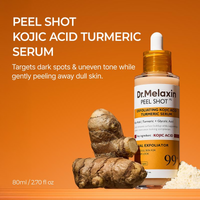 Dr.Melaxin Official  Kojic Acid Turmeric Amber Face & Body Care Set (4 pcs)