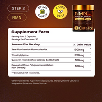 Cellular Power Trio - NAD Advanced 500 mg, NMN 1000 mg, CA AKG 1000 mg (trio)