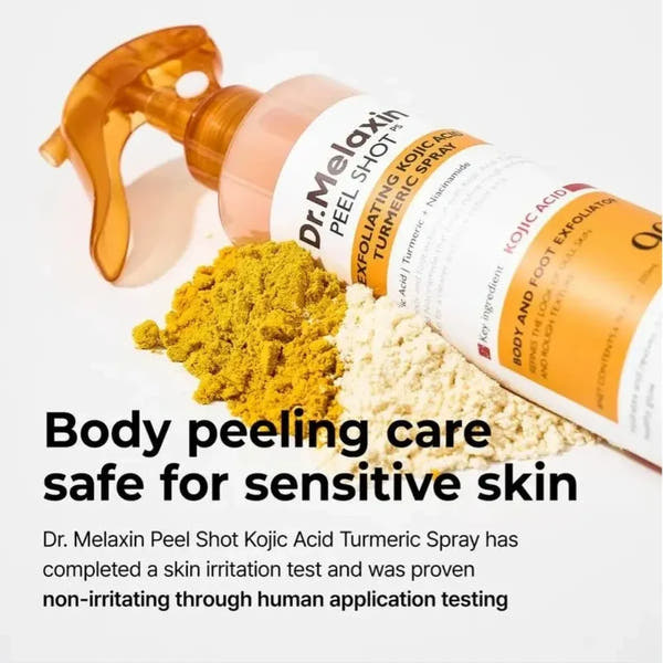 Dr.Melaxin Official Peel Shot Keratin Care Kojic Acid Turmeric Spray