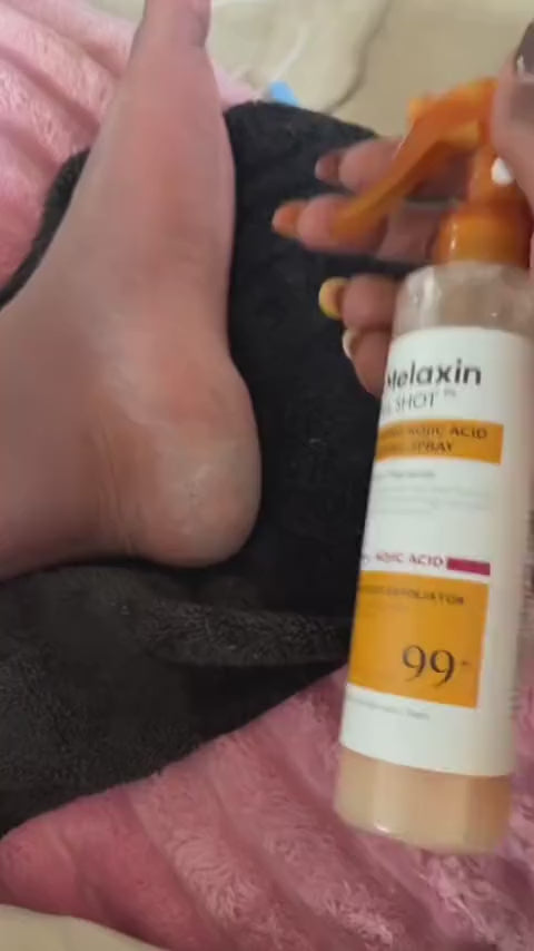 Dr.Melaxin Official Peel Shot Keratin Care Kojic Acid Turmeric Spray video